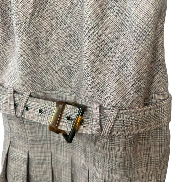 NWOT Free People Sevi Plaid Mini Dress Women size Small - Picture 5 of 10